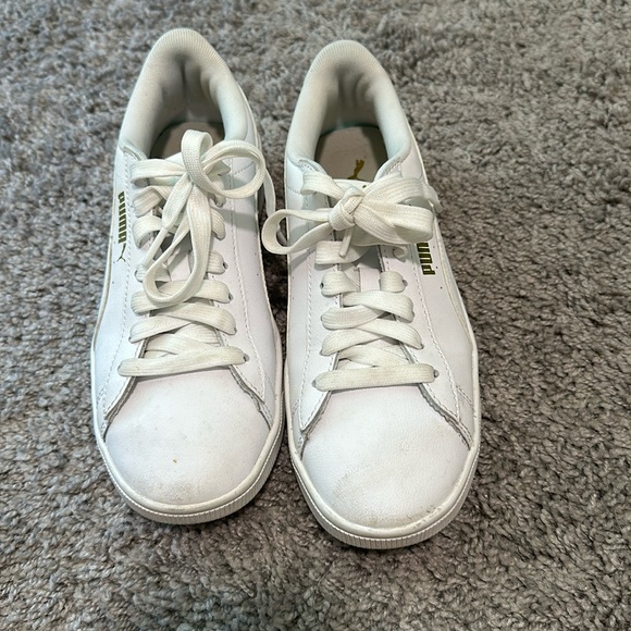 Puma Softfoam White Sneakers Size 6.5 - Picture 1 of 5